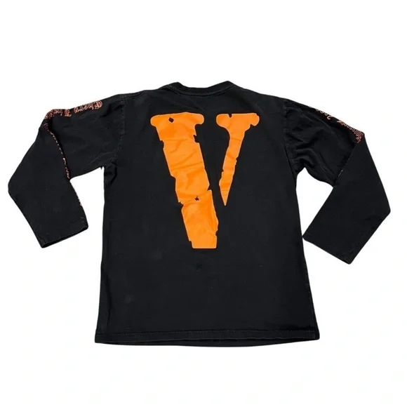 Off-White x Vlone Black Long Sleeve Shirt (Rare!)